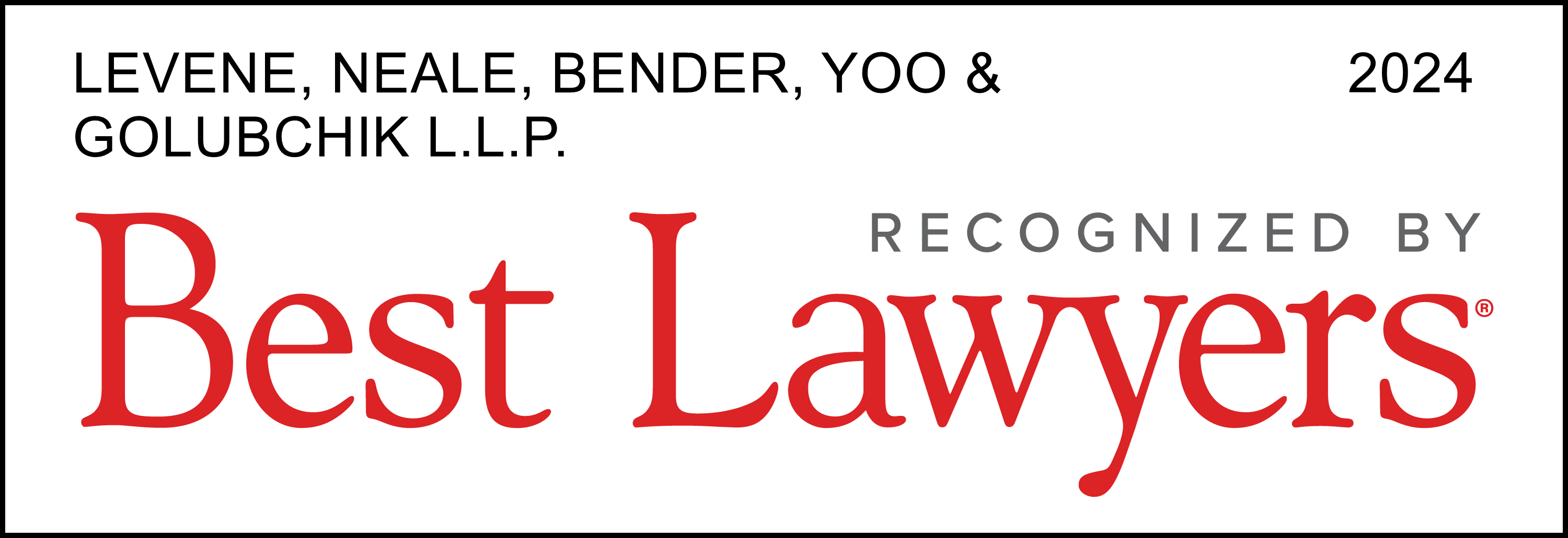 LNBYG and its Attorneys Recognized in The Best Lawyers in America®